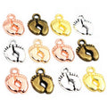 Alloy Tiny Footprint Pendant Charm For DIY Jewelry Necklace Bracelet Accessories 13x10mm view 1