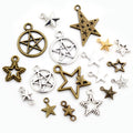 Assorted Alloy Small Star Pendant Charms For DIY Necklace Bracelet Jewelry Accessories view 2