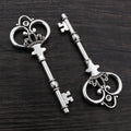 Alloy Antique Key Pendant Charms 84x33mm 17g For DIY Jewelry Necklace Bracelet Accessories view 3