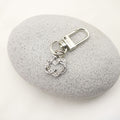 Metal Rhinestone Heart Keychain Sparkling Bag Charm Gift view 3