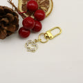 Metal Rhinestone Heart Keychain Sparkling Bag Charm Gift view 6
