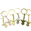 Zinc Alloy Angel Keychain Minimalist Bag Charm Gift view 5