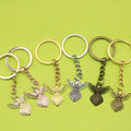 Zinc Alloy Angel Keychain Minimalist Bag Charm Gift view 1