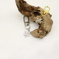 Metal Rhinestone Clover Keychain Bag Charm Gift for Girls view 3