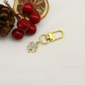 Metal Rhinestone Clover Keychain Bag Charm Gift for Girls view 6