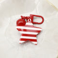 Metal Star Bell Sailor Stripe Keychain Bag Charm Gift view 4