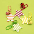 Metal Star Bell Sailor Stripe Keychain Bag Charm Gift view 1