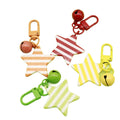 Metal Star Bell Sailor Stripe Keychain Bag Charm Gift view 5
