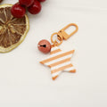 Metal Star Bell Sailor Stripe Keychain Bag Charm Gift view 6