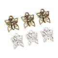 Alloy Butterfly Small Pendant Charms For DIY Jewelry Necklace Bracelet Accessories, 14x12mm, 0.8g view 5