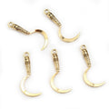 Alloy Grim Reaper Scythe Pendant Charms For DIY Necklace Bracelet Accessories, 30x11mm, 1g view 3