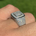 Full Pave Sparkling Women's Ring Punk Trendy Creative Magazine Style Statement Jewelry view 3