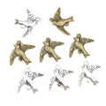 22x18mm Alloy Bird Pendant Charm, 1.2g DIY Necklace Bracelet Jewelry Accessories view 5