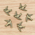 22x18mm Alloy Bird Pendant Charm, 1.2g DIY Necklace Bracelet Jewelry Accessories view 3