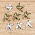 22x18mm Alloy Bird Pendant Charm, 1.2g DIY Necklace Bracelet Jewelry Accessories view 4