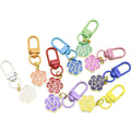 Metal Colorful Cherry Blossom Keychain Cute Bag Charm Gift view 5