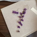 Chic Asymmetric Shell Bauhinia Flower Tassel Drop Earrings With Geometric Round Charm view 4