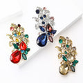Rhinestone Glass Vase Brooch For Coats Cardigans And Outerwear view 3
