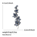 Alloy Zircon Leaf Branch Brooch Pin For Coats And Suits view 5