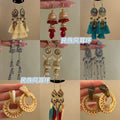 Vintage Ethnic Alloy Bell Tassel Geometric Drop Earrings, Fashion Lightweight Statement Jewelry view 1