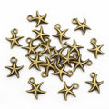 Alloy Starfish Star Pendant Charm For DIY Necklace Bracelet Jewelry Accessories 16x13mm 1.2g view 3