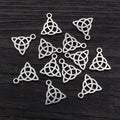 Alloy Triangle Symbol Pendant 16x14mm 1g For DIY Jewelry Necklace Bracelet Charms view 2