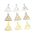 Alloy Triangle Symbol Pendant 16x14mm 1g For DIY Jewelry Necklace Bracelet Charms view 5