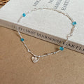 Vacation Style Glass Bead Starfish Conch Heart Pendant Collarbone Necklace view 4