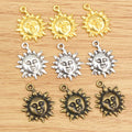 Alloy Sunflower Pendant Charms For DIY Jewelry Necklace Bracelet Accessories 23x18mm 1.7g view 2
