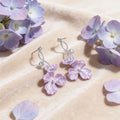 Elegant French Vacation White Acrylic Pearl Flower Rhinestone Long Tassel Drop Dangle Women's Earrings view 3