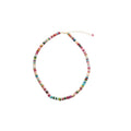 18K Gold Plated Copper Cross Beaded Multilayer Choker Necklace For Women view 5