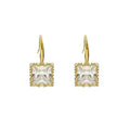 Minimalist French Square Drop Earrings For Women, Simple Daily Wear Fashion Accessories view 2