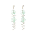 Elegant Lily Of The Valley Flower Tassel Drop Alloy Crystal Acrylic Petal Beach Vacation Earrings view 5
