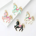 Alloy Rhinestone Pony Brooch Cute Animal Lapel Pin For Clothing view 3