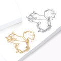 Polished Alloy Hollow Squirrel Brooch Pin For Suit And Coat view 3