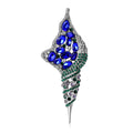 Alloy Hollow Conch Brooch Elegant Shell Lapel Pin For Cardigans view 1