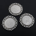 25mm 6g Zinc Alloy Charm Pendant for DIY Necklace Bracelet Jewelry Making view 2