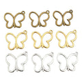 Alloy Hollow Butterfly Pendant Charm For DIY Necklace Bracelet Jewelry Accessories 17x20mm 0.8g view 5