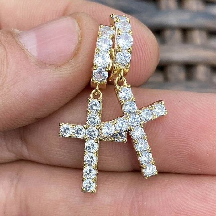 Geometric Womens Dangle Earrings Micro Inlaid Sparkling Zircon Chic Direct Jewelry