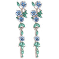Copper Alloy Butterfly Flower Bud Hollow Drop Earrings For Women, Fresh Light Luxury Ear Hook Design view 5