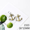 Antique Bronze Anchor Alloy Charm Assortment in Ten Designs view 11
