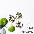 Antique Bronze Anchor Alloy Charm Assortment in Ten Designs view 8