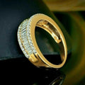 Business Geometric Square Ring For Women Light Luxury Chic Adjustable Fashion Jewelry view 3