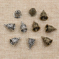 Pure Brass 3D Small Bell Pendant 15x12mm DIY Necklace Bracelet Charm Jewelry Accessory view 3
