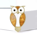 Alloy Owl Animal Brooch Pin For Women's Clothing Accessories view 2