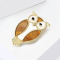 Alloy Owl Animal Brooch Pin For Women's Clothing Accessories view 3