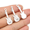 Alloy Musical Guitar Pendant DIY Jewelry Accessory Necklace Bracelet Charm 31x11mm view 5