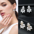 Marquise Eye Geometric Luxury Stud Earrings For Formal Gown Fashion Jewelry Accessories view 1