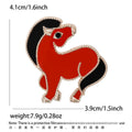 Alloy Horse Brooch Pin For Women Fashion Garment Accessories view 5