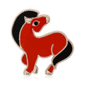 Alloy Horse Brooch Pin For Women Fashion Garment Accessories view 1